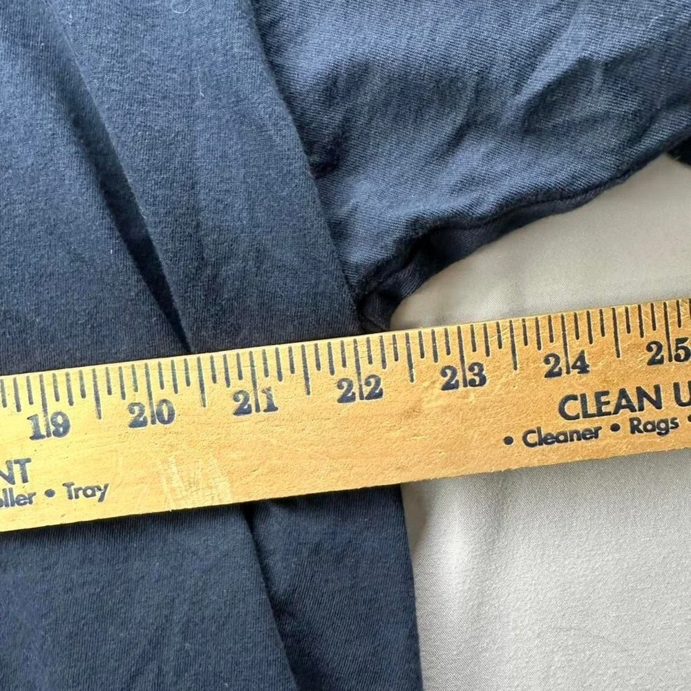 Structure Mens Graphic T-Shirt XL Navy Blue Cotton Compass Shield Print Tee